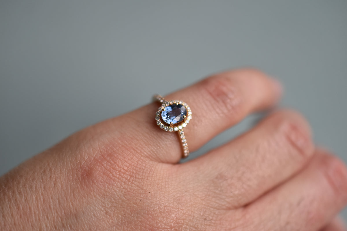 Anillo Aguamarina