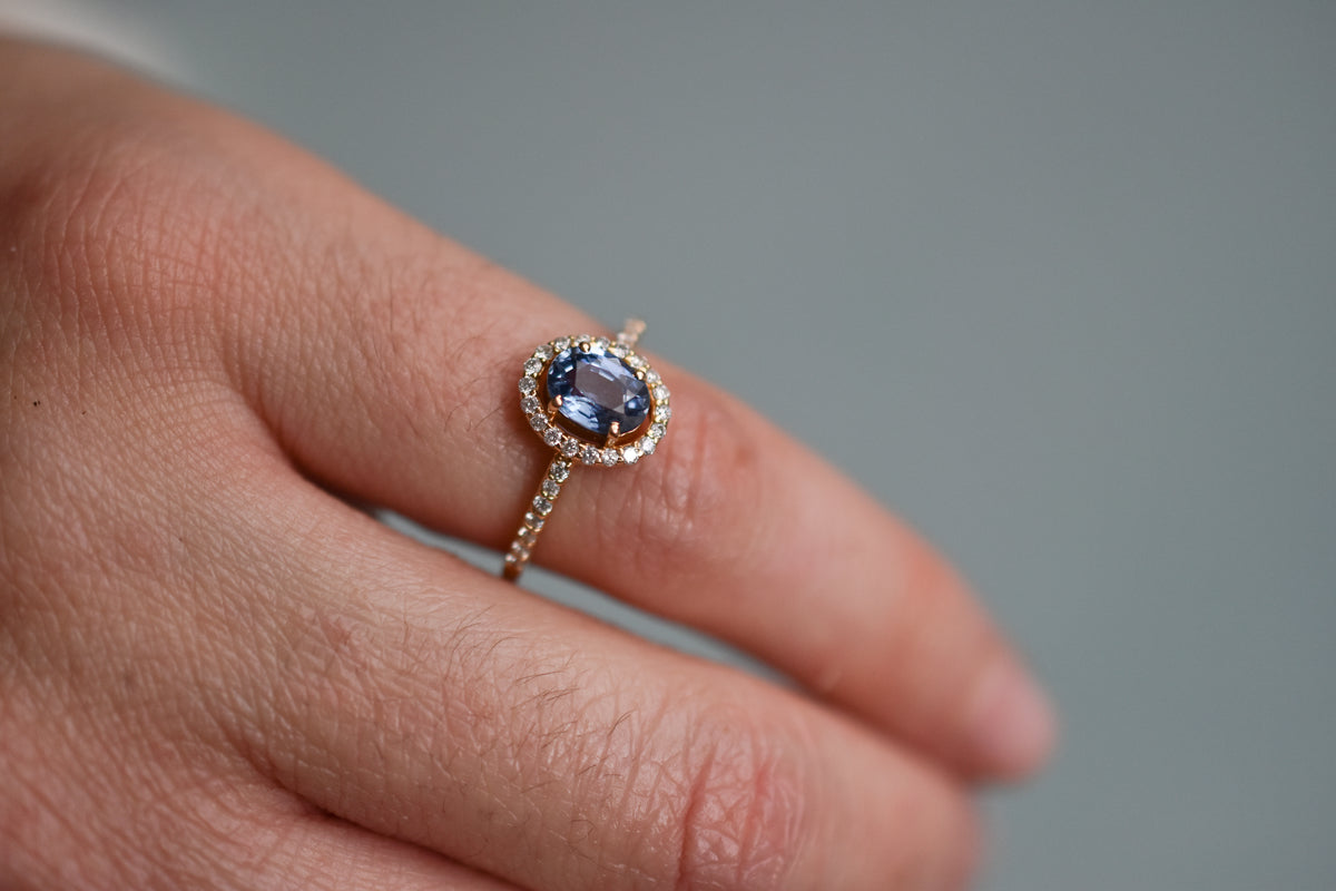 Anillo Aguamarina