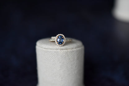 Anillo Aguamarina